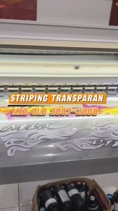 Striping Transparan Mio Old - Striping Mio Motif Api Hot Wheels MAXDECAL - ST MO 05