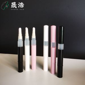 ปากกาหมุนได้ 3 มล. พร้อมหน้าต่างสําหรับการใช้งานลิปสติก เหมาะสําหรับทุกสภาพผิว บรรจุภัณฑ์พื้นฐาน ขวดลิปกลอสแบบเติม