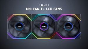 TL LCD ดูดเข้า/เป่าออก - Fancase Lian Li TL LCD RGB Black White 120mm 140mm พัดลมเคส - ที่ร้านล่างร้านและคลิกเพื่อดู สำหรับร้านที่มีความสัมพันธ์