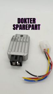 54P PKT 2 HEMAT REGULATOR KIPROK + SOKET MIO J / FINO FI / XEON RC / JUPITER Z1 / SOULGT / RECT COMP