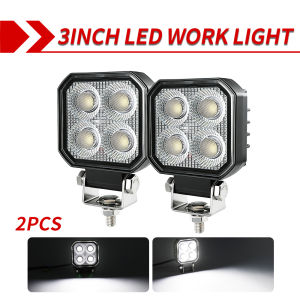 CO LIGHT 3inch 30000LM LED Bar Square Floodlight Work Light 12V 24V Auto Truck Light Fog Lamp offroad use for ATV SUV Tractor