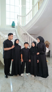 Family Set FAMSET Sarimbit Keluarga 2026 Terbaru Sarimbit Raunapride Betari Black Baju Couple Keluarga Ayah Ibu Anak Gamis Remaja