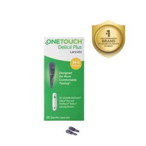 One Touch Delica Plus 25 Lancets And 100 Lancets