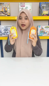 Mainan Anak BTC-3002 MOBILE PUZZLE PHONE DUCK Manan HP Music Lampu Bebek Bunyi Telepon Anak