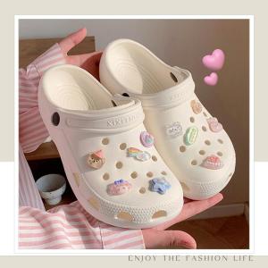 SQShop สินค้าพร้อมส่ง รองเท้าแตะหัวโตแฟชั่น ว้สดุทำจากยางน้ำหนักเบาใส่สบายไม่หนักเท้ามี4สีให้เลือกแมทช์แบบว่าเริ่ดมากชอบก็จัดกันได้เลยจ้า ซิสส