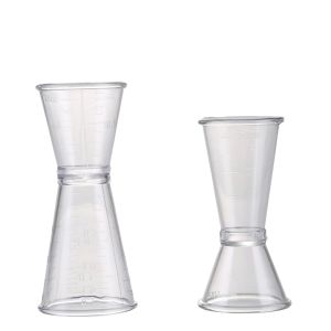 Ly đong định lượng jigger nhựa 2 đầu có chia vạch loại 10/20ml và 20/40ml GA6775