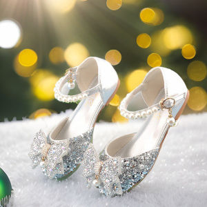 MENGBEIHUAN | Shiny Princess Girls Shoes Soft Soles
