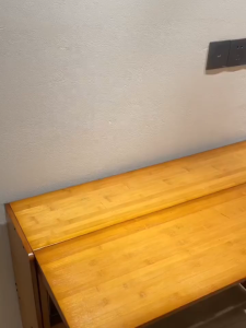 GGYY630 ชั้นวางหนังสือ ชั้นจัดระเบียบบนโต๊ะทำงาน ชั้นเก็บของ ประหยัดพื้นที่ ทำโดยไม้ไผ่ธรรมชา รับน้ำหนักได้แข็งแรง