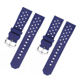 Silicone Bracelet forTAGHeue CARRERA Monaco Series Watchband Wristbelt Vintage Brown Band Waterproof Rubber Watch Strap