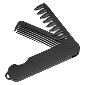 Multi-Functional MenS Folding Comb for Styling Suitable for Oil And Back Hairstyles with Wide Teeth Portable for Travel