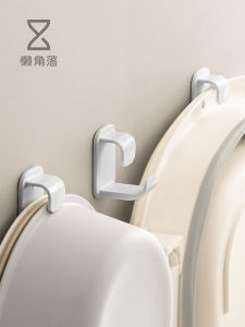 Lazy Corner เคาน์เตอร์บอกรูปตัว L สำหรับจัดระเบียบห้องน้ำแบบไม่ต้องเจาะ ชั้นวางจาน ชั้นวางจานแบบติดผนัง ที่แขวนจาน ชั้นวางของในห้องน้ำ