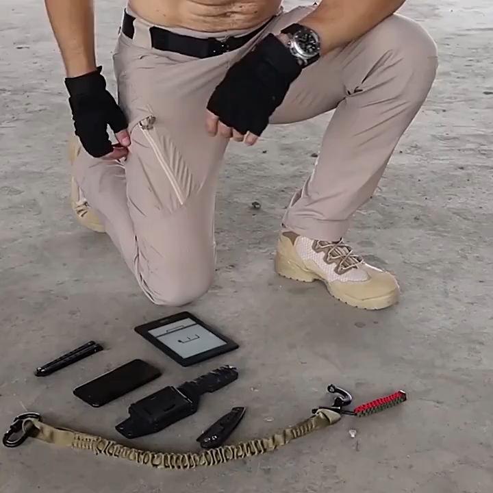 【COD】Men's tactical pants IX9 military training pants outdoor multi ...