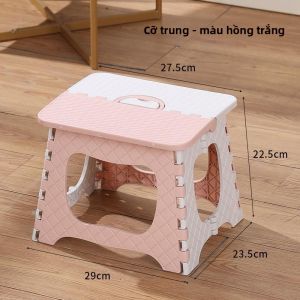 MONLEYTA | Bộ ghế nhựa gấp ngoài trời dày nhẹ cầm tay dùng cho cắm trại ngoài trời gia đình trẻ em ghế đẩu ghế đẩu gấp gọn nhẹ