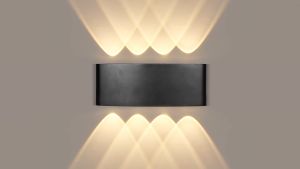 LED Wall Lamp 4/6/8W Indoor Lighting Wall Light Up And Down Luminous Sconce AC85-265V Warm Light Bedside Lamp High Brightness Simple Spotlight Suitable for Bedrooms Stairs Corridors