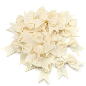 20pcs/lot 4x6cm Satin Ribbon Bows Cute Colourful Dacron Bowknot Bow Flower For DIY Craft Clothing Decoration Accessories