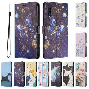 Flower Pattern Flip Case For Samsung Galaxy A70 A70S A50 A50S A40 A30 A30S A20 A10 E Wallet Leather Phone Cases Stand Book Cover H260321