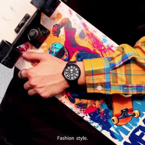 OLEVS | OLEVS Brand Watch Hot Selling Silicone Tape Digital Disc Student Watch Quartz Waterproof Watch 5629
