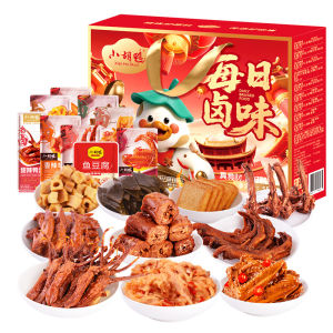 XIAO HU DUCK | Boneless Spicy Chicken Feet and Duck Necks Snack 600g