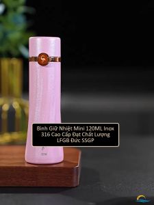 Bình Giữ Nhiệt Mini 120ml SSGP Inox 316 Ly Giữ Nhiệt Cà Phê Trà Nước Nóng Bỏ Túi An Toàn Cho Sức Khỏe Đạt Chất Lượng LFGB Đức