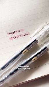Deli 0.35mm Ballpen Gel Pen Black Quick-Drying Writing Pen For Text School Supplies 1Pc/12Pcs EG130