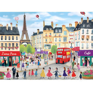500/1000/1200/2000PCS Puzzles for Adults Paris Tower Adult Puzzle Family Challenging Game Gift for Friends Home Decor