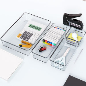Transparent Acrylic Desktop Organizer Box