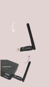 Advance USB Dongle Wifi Wireless Adapter Receiver WF-01 Komputer PC Laptop Set Top Box 150Mbps