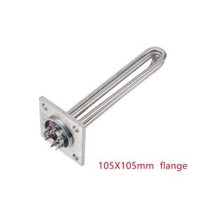 Good Quality 6000W/9000W/12000KW 105x105mm Stainless 304 Flange Heating Eleme for Oil Temperature Machine Electric Barrel
