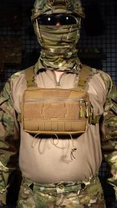 TOPTACPRO Tactical Chest Rig Bag Chest Recon Bag MOLLE Front Shoulder Strap Pack 8511