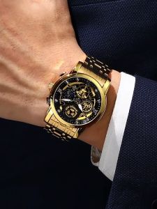 Jam Tangan Kerangka Tourbillon - Skeleton Mechanic Watch Import Bold Black Silver - Jam Tangan Desain Unik Ada Kalender Tanggal Terbaru Keren Trendy Kekinian Chic Style Chronograph with Calendar Impor Jam Cowok Mekanikal Tembus Pandang