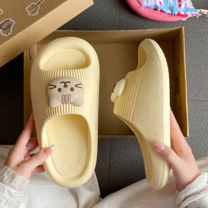 Songxiaoke Home Leisure Womens Slippers Soft Bottom Anti-Slip Odor Resistant EVA Indoor Slippers Roman Style Flat Heel