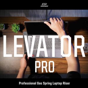 ERGONOZ LEVATOR PRO Laptop Desk Convertor & Stand ขาตั้งโน๊ตบุ๊ค ขาตั้งแล็ปท็อป ที่วางโน๊ตบุ๊ค
