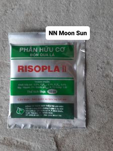 Phân bón 100 gói tặng hạt giống bất kỳ hữu cơ bón qua lá RISOPLA II gói 10ml RISOPLA II Organic Liquid Fertilizer for Garden Soil - Phosphorus & Potassium Enriched 10ml Sachet - NN Moon Sun