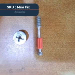 Mini Fix Set Screw Steel for Cabinet Making Fittings (20 pieces)