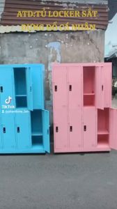 Tủ locker sắt đựng tài liệu cho văn phòng - Tủ sắt locker nhiều ngăn 6 8 10 12 15 cửa cho nhân viên.