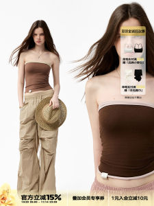 Áo Ba Lỗ Hai Mặt Màu Tương Phản Chống Trượt Cho Nữ Mùa Hè 2025 Thiết Kế Độc Quyền Không Tay Hở Lưng Ôm Vừa Vặn