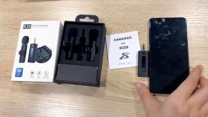 มิคค์ไลฟ์สด 3.5mm สำหรับผู้ชาย ด้วย มิคค์หนีบปก และ มิคค์ไร้สาย สำหรับการสร้างสรรคตัวเอง โดยสายเคเบิลมีช่วงประเภท IP Typec ฟรี