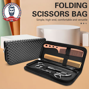 ชุดทำผมกระเป๋าเก็บของหวีกรรไกรสำหรับช่างตัดผม - ชุดบรรจุภัณฑ์และสารเคมี