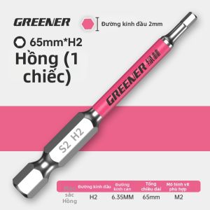 Greener | Bộ Dụng Cụ Bit Lục Giác Từ Tính Mạnh Độ Cứng Cao