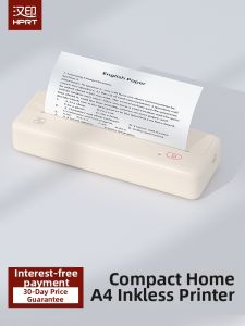 HPRT | Home Mini Printer for Students Black and White Printing Wi-Fi Bluetooth Connection