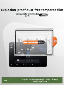 TEMAI | Model Y 3 Central Control Touchscreen Tempered Glass HD Film