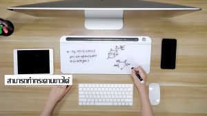 ราคาล่าสุด 495 บาท พร้อมส่ง COD กระดานไวท์บอร์ด ไวท์บอร์ดกระจกตั้งโต๊ะ ไวท์บอร์ด จัดโต๊ะคอม เสริมผิวหน้า กระจกไวท์บอร์ด เปลี่ยนชีวิตให้เป็นคน Producti