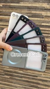 Soft Case Matte Magnetik Kompatibel Untuk Samsung Galaxy Z Flip 6 Support Magsafe Wireless Charging Phone Case Silikon With Ring Lensa Kamera