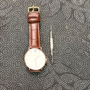 Combo 4 Chốt Lò Xo Gắn Đồng Hồ và 1 Dụng Cụ Tháo lắp 2 Đầu