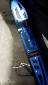 ที่รองเท้า รองพื้น รุ่น PCX-150 รองพื้นมอเตอร์ไซค์ PCX(2018-2020)สติ๊กเกอร์ติดที่พักเท้า(0026)