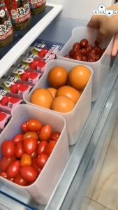 RBS กล่องเก็บ ในตู้เย็น จำลองระเบียบตู้เย็น สำหรับผัก ผลไม้ ขนม ซองเครื่องปรุง ซอส สะดวก ให้ประสิทธิภาพในการใช้ง่าย