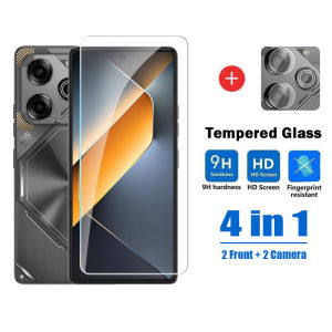 4 in 1 Screen Protector For Honor X9d 5G HonorX9d X9 d 2025 Clear View Tempered Glass Camera Lens HD Film Protective Glass 9H Hardness All Transparent