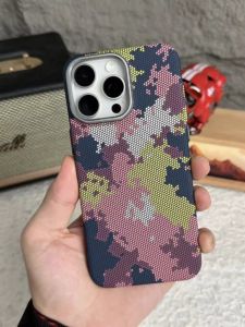 เคสโทรศัพท์ไร้สายแบบดูดซับแม่เหล็ก Magsafe สำหรับ iPhone 13/14/15 pro Max ดีไซน์พิมพ์ลาย ป้องกันการตกหล่น ดีไซน์เรียบง่าย