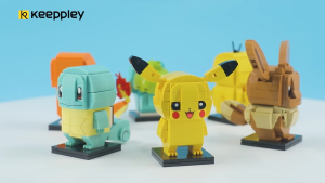 Keeppley Pokemon Series Eevee Building Blocks Gift for Kids ages 6 years and above compatible with cogo Toys Bricks