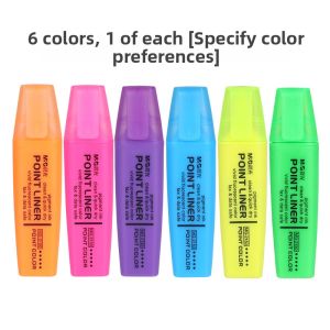 M&G | Dual Tip Sloped Highlighter Pen Colored